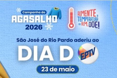 São José do Rio Pardo se prepara para o ‘Dia D’ da Campanha do Agasalho 2026