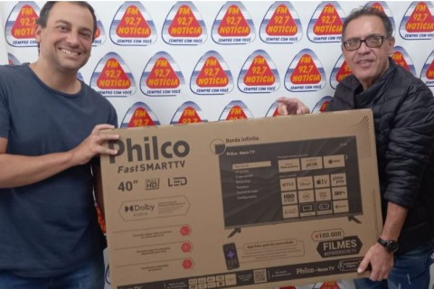 Promoção "Bolão da Notícia FM" agita torcedores e premia grande vencedor com TV de 40 polegadas