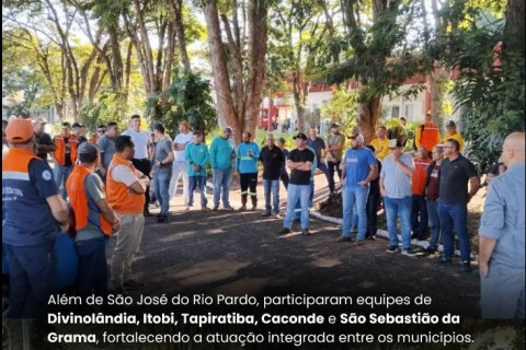 São José do Rio Pardo se prepara para o combate ao fogo